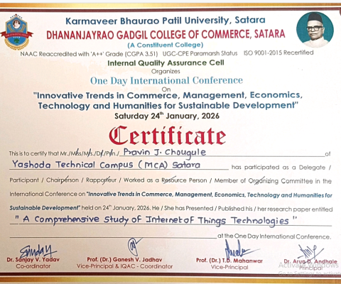 Research Paper Published